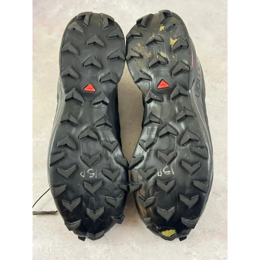 Salomon Speedcross 5 Mens Sz 10.5 Black Hiking Trail Running Shoes 406840
